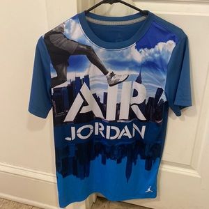 Used Blue Jordan shirt